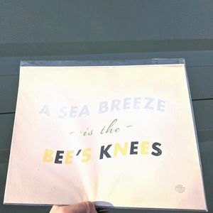 🔆 NWT "Sea Breeze is the Bees Knees" Surf Art Print!